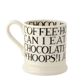 Emma Bridgewater Black Toast All Over Writing Mug